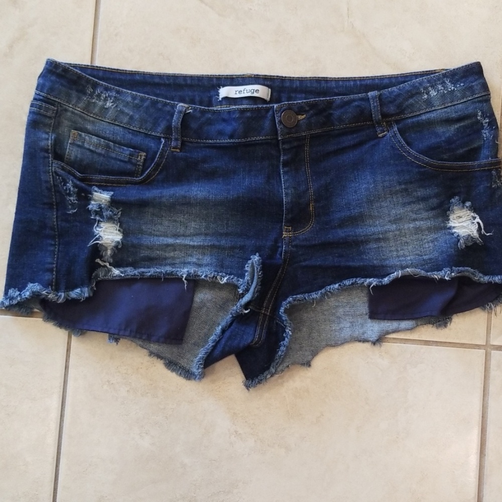 Denim shorts